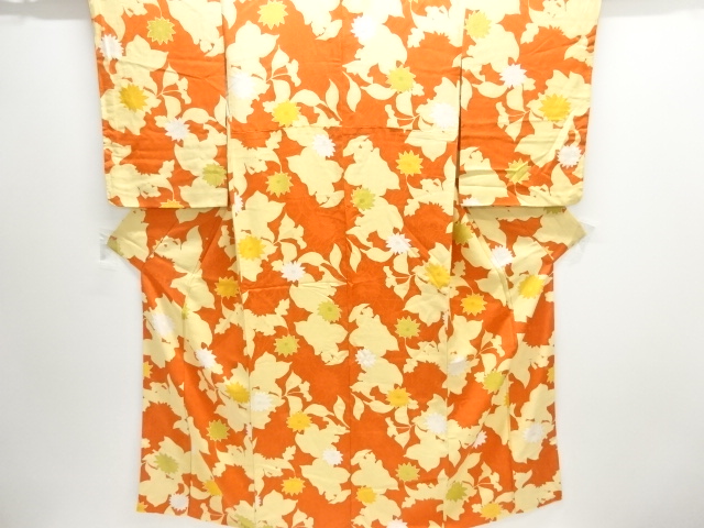 JAPANESE KIMONO / KOMON / FLOWER